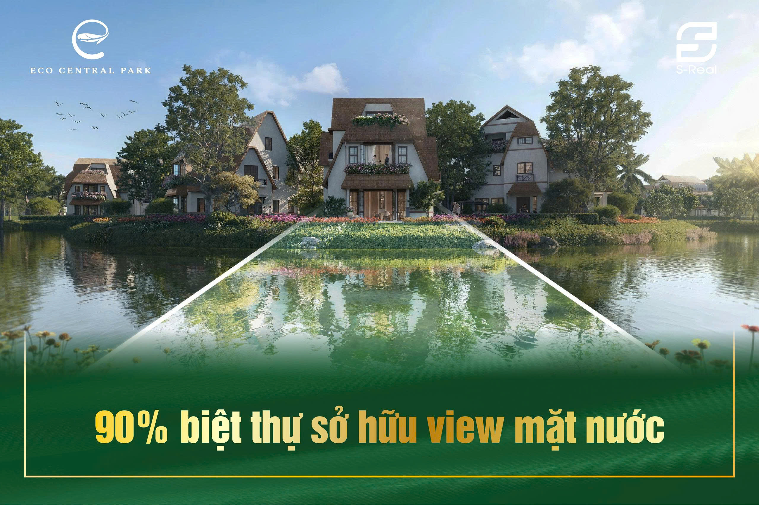 Biệt Thự Đảo Làng Châu Âu Eco Central Park - 5 Ưu Điểm Vượt Trội 2 biệt thự đảo làng châu âu eco central park 4