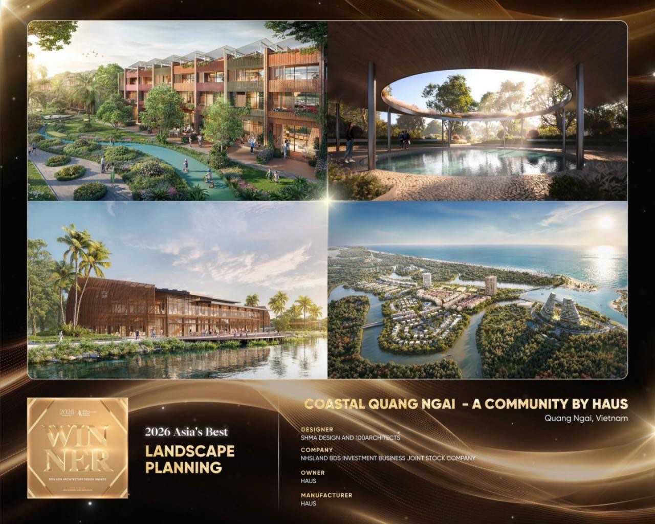 Dự án Coastal Quảng Ngãi 2026 34 Asia's Best LANDSCAPE PLANNING
