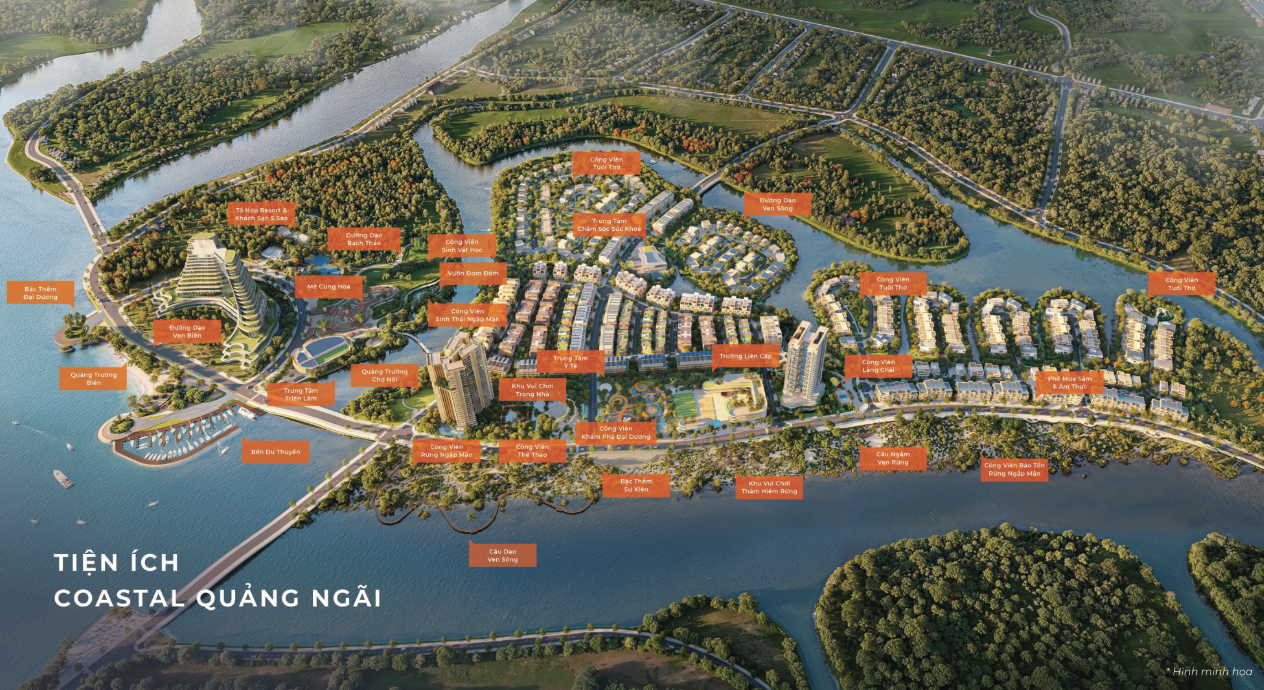 ĐÔ THỊ TÍCH HỢP – XU HƯỚNG PHÁT TRIỂN CỦA THẬP KỶ MỚI 8 Tiện ích Coastal Quảng Ngãi